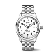 IWC 파일럿 워치 마크XX 40 화이트 브레이슬릿